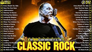 Classic Rock Songs 70s 80s 90s Full Album  Metallica Nirvana Queen Pink Floyd Bon Jovi [upl. by Feer]