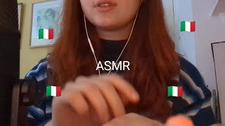 ASMR Guided Mediation for Sleep in Italian🇮🇹 rain sounds and hand movements 🌧️ [upl. by Dinnage]