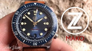 Zelos Mako Review  A new 40mm Diver [upl. by Enywtna]