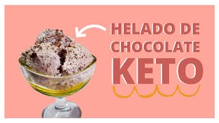 Como Hacer Helado Keto De Chocolate Saludable【 Sin Azúcar】 [upl. by Laurentium]