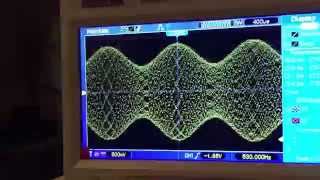 Amplitide modulation testing on the Hantek 5072P using a TSG17 [upl. by Pasco]