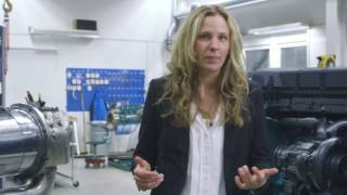 Volvo Penta Stage V demo with lead engineer Stina Eriksson [upl. by Finnigan]