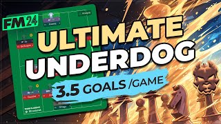 This INSANE Underdog Tactic Scores 35 Goals A Game  FM24 Best Tactics [upl. by Atirehgram512]