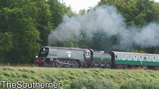 34072 quot257 Squadronquot powers over the Watercress Line 04082024 [upl. by Kowal]