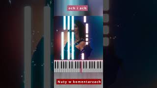 Sylwia Grzeszczak  och i ach 🎹 Piano Tutorial 🔥 Nuty shorts [upl. by Kirima149]