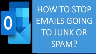 How to Whitelist an Email Address or Domain in Outlook  How to Stop Emails going to Junk or Spam [upl. by Ysnap]