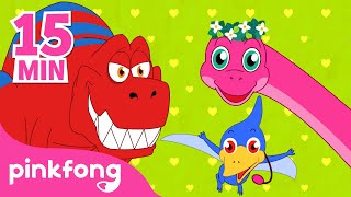 Chantez avec les Dinosaures  Compilation  Chanson Dinosaures  Pinkfong  Chansons pour Enfants [upl. by Eidaj]