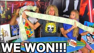 WE WON THE LOTTERY CHALLENGE Scratch Off Winners  JOOGSQUAD PPJT [upl. by Kaycee]