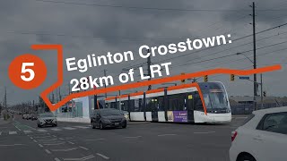 28km of Light Rail  Eglinton Crosstown Progress Fall 2024 [upl. by Guttery718]