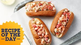 Recipe of the Day Buttery Lobster Rolls  Food Network [upl. by Llehcal733]