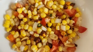 Healthy Corn Chat  chat easyrecipe rekhaskitchen snackvideo [upl. by Anitnelav]