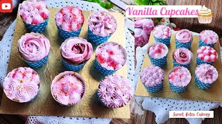 VANILLA CUPCAKES RECIPE EGGLESS  Cupcake Premix Recipe  Premix Cake Recipe  How To Use Premix [upl. by Navonod360]