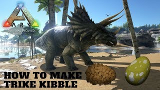 ARK how to make trike kibble [upl. by Liahkim]