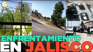 Enfrentamiento entre CJNG  CDS y Militares Jalisco [upl. by Tannen]