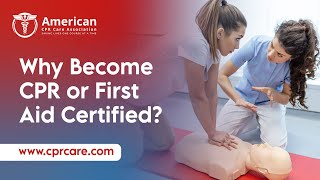 Why Become CPR or FirstAid Certified [upl. by Imiaj348]