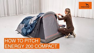 How to Pitch Energy 200 Compact  Easy Camp 2023 [upl. by Lorianne]