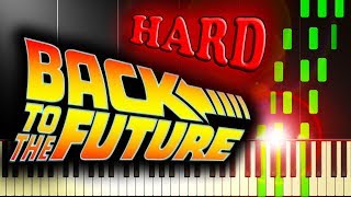 BACK TO THE FUTURE  THEME  Piano Tutorial [upl. by Keever]