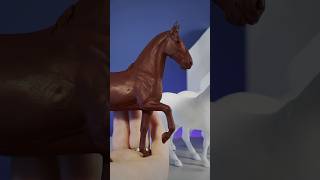 I cast my horse sculpture in resin artprocess moldmaking resincasting [upl. by Imray]