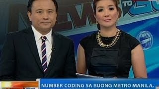 NTG Number coding sa buong Metro Manila suspendido bukas Aug 9 [upl. by Neelear]