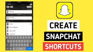 Jak utworzyć skrót na Snapchat Pomocne w wysyłaniu dni [upl. by Latoniah]