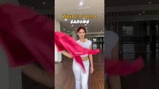 How to open a sarong for swimwear round in pageants  Lekh Uthaiah pageantcoach [upl. by Anaicilef592]