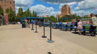 A Tour Of Canal Park Home of the Akron Rubberducks Highlights 81124 [upl. by Eidnak]