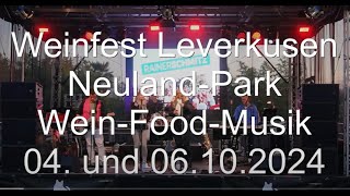 04061024 Leverkusen NeulandPark  Weinfest WeinFoodMusik  De FruendeRollercoaster [upl. by Ettenwad983]