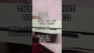 Love dystopian books sm reading book booktok love shorts viral [upl. by Htehpaj]