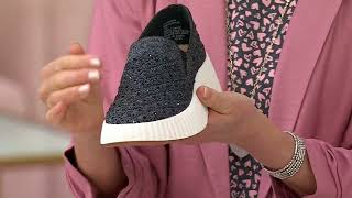 White Mountain Embellished Knit SlipOns Dyles on QVC [upl. by Warden]