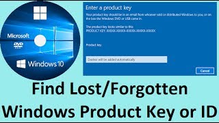 How To Find LostForgotten Windows Product Key or ID [upl. by Turne480]