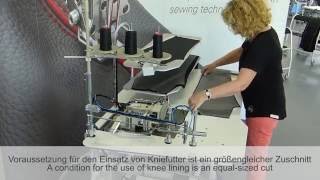 Dürkopp Adler 12255 Singlehead overlock units for serging of long fabric parts [upl. by Indira]