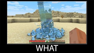 Minecraft wait what meme part 47 Realistic minecraft glass [upl. by Anil]