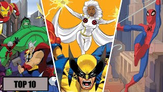 A LEGJOBB MARVEL ANIMÁCIÓS SOROZATOK  TOP 10 [upl. by Sitnik]