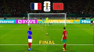 France 🆚 Maroc  Finale Coupe du Monde 2026  Penalty Shootout  Mbappé 🆚 Hakimi  PES Gameplay [upl. by Lednahc]