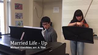 Married Life from Up  Violin Piano Melodica Cover [upl. by Manwell916]