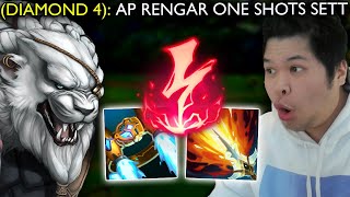 I tried a MASTER TIER AP RENGARs build and its actually pretty smurf Double W 1 Shots [upl. by Navnod]