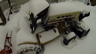 Too Much Snow SEARS SS16 25c Cold Start amp Shop Update [upl. by Artemis]