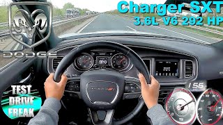 2019 Dodge Charger 36L V6 SXT 292 HP TOP SPEED AUTOBAHN DRIVE POV [upl. by Nedah]