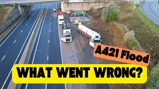 What went wrong on the A421  Bedford Flood A421 [upl. by Mehcanem]