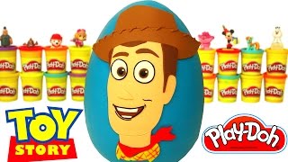 Ovo Surpresa Gigante de Toy Story em Português Brasil de Massinha Play Doh [upl. by Gredel]