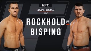 EA Sports UFC 3  Luke Rockhold vs Michael Bisping  Gameplay HD 1080p60FPS [upl. by Flavian605]