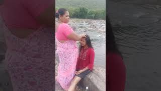 womens oil massage from hogenakkal Nature falls [upl. by Auvil]