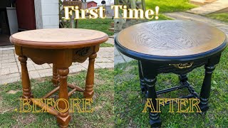 Furniture Flip  First Time Flipping End Tables [upl. by Nol]