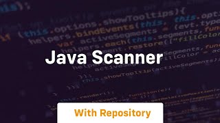 java scanner [upl. by Haisi]