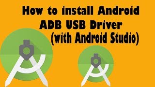 How to install Android ADB USB Driver with Android Studio english by Easy Tut 4 U [upl. by Laux]