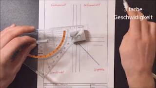 Technisches Zeichnen Teil 5 Die erste Technische Zeichnung Dreitafelprojektion [upl. by Jarvis]