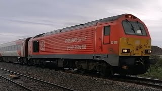 210324  Class 67  67010 amp DVT 82229  Holyhead Car MD to Crewe CS [upl. by Nrev394]