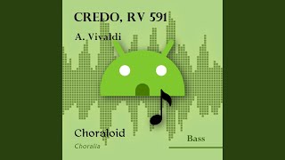 Credo RV 591 Et incarnatus est Voice with metronome [upl. by Lura990]