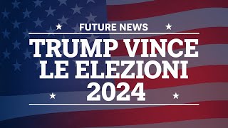 Trump vince le elezioni  Donald Trump Wins 2024 Election  Historic Victory on November 5th [upl. by Nylirret515]