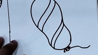 Balloon Drawing For kids🎈 How To Draw Balloon [upl. by Trellas]